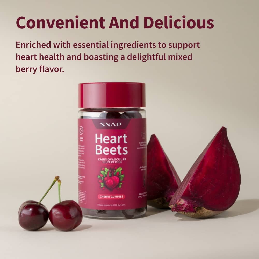 Heart Beets Gummies by Snap Supplements