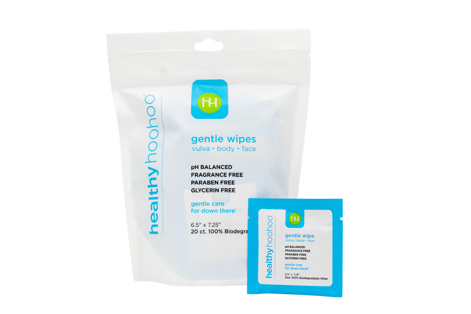 Biodegradable Gentle Wipes by healthy hoohoo®