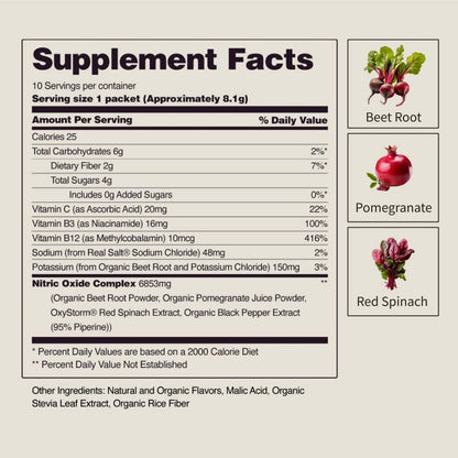 Heart Beets Stick Packs by Snap Supplements