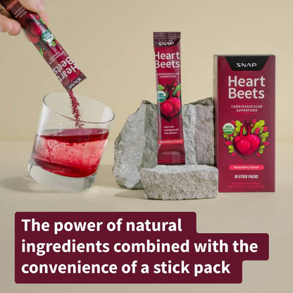 Heart Beets Stick Packs by Snap Supplements