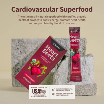 Heart Beets Stick Packs by Snap Supplements