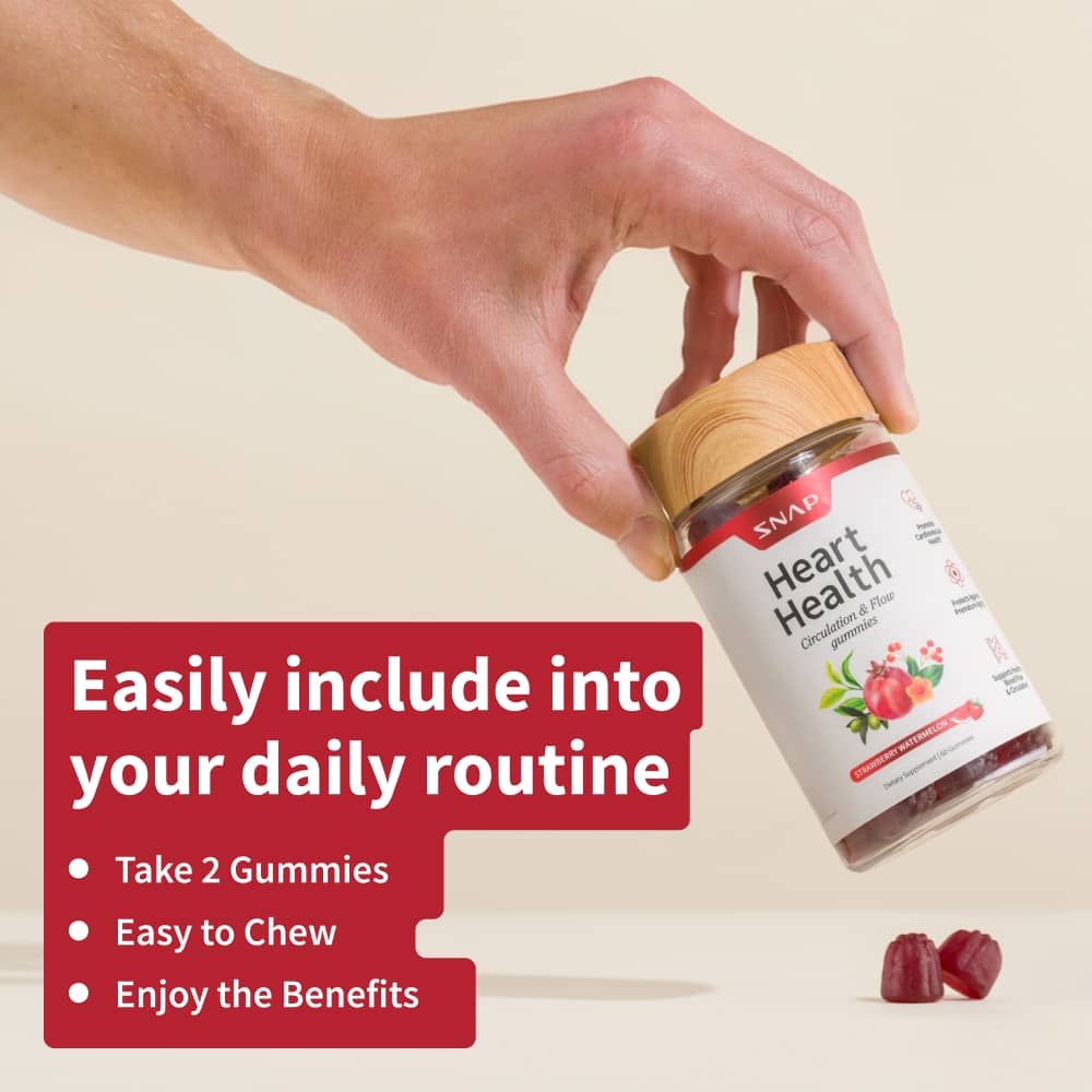 Heart Health Gummies (FREE GIFT) by Snap Supplements