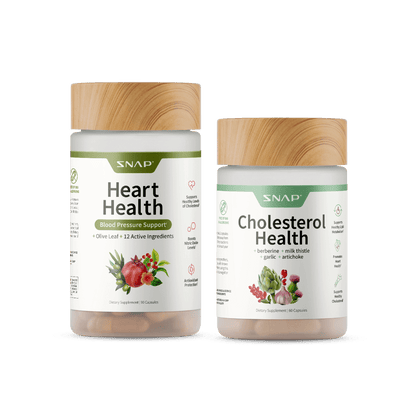 Heart Health &amp; Cholesterol Health Bundle by Snap Supplements