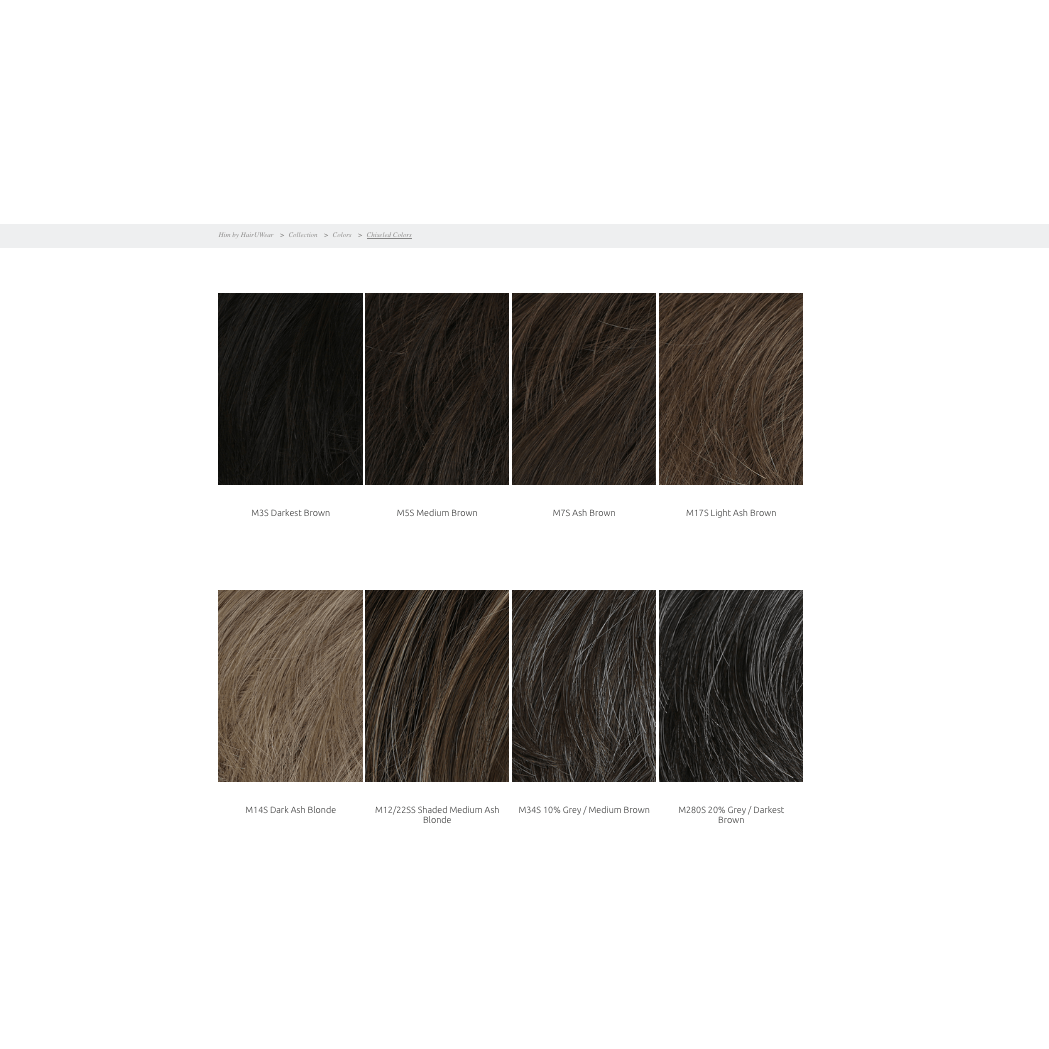 HairUWear HIM Collection Chiseled Wig