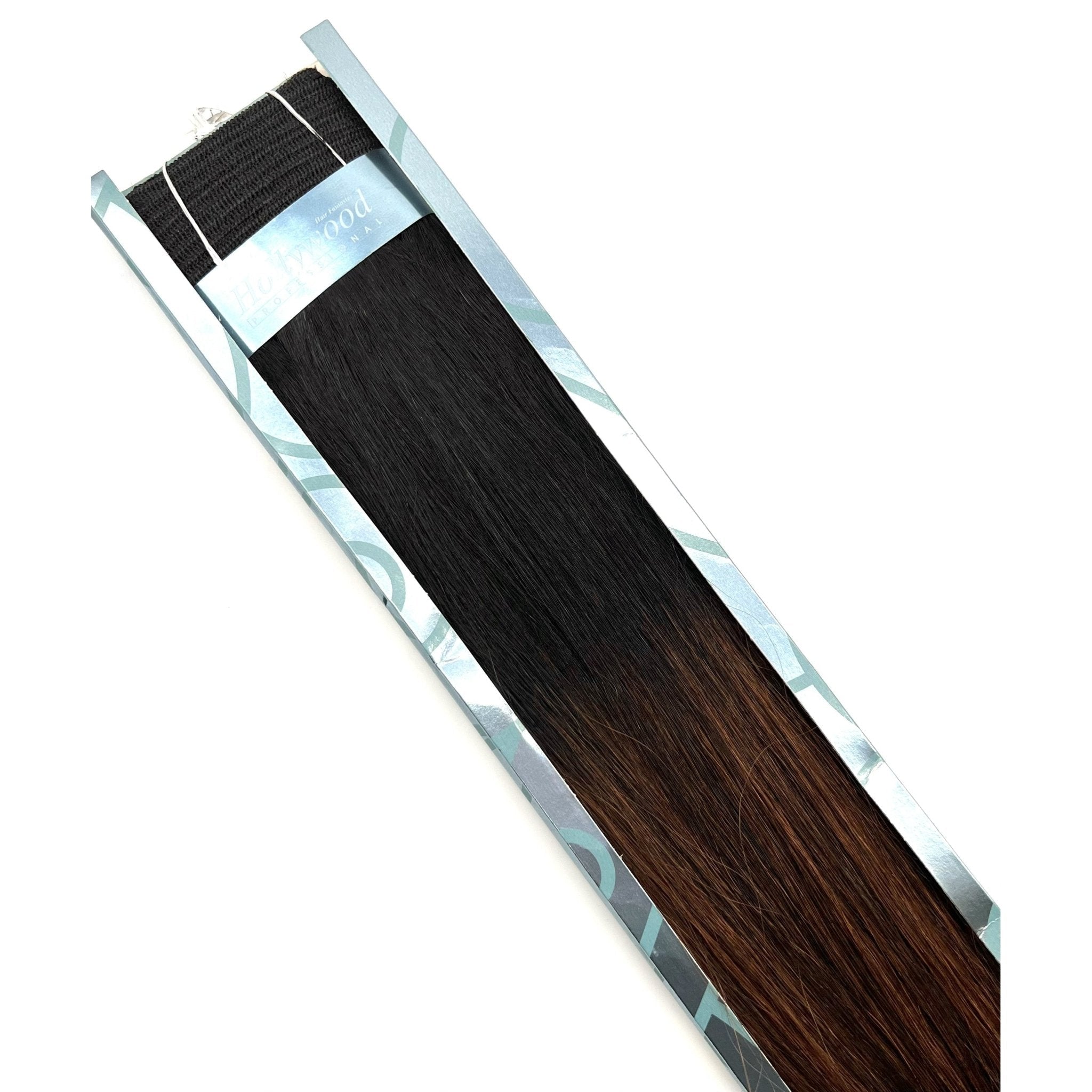 Hollywood 100% Human Hair Pro Silky Weavings 12"