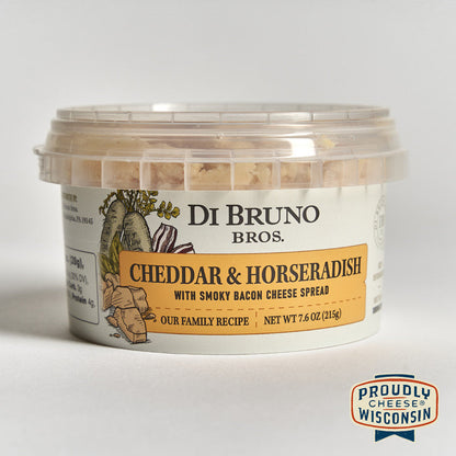 Cheddar &amp; Horseradish with Smoky Bacon Cheese Spread by Di Bruno Bros.