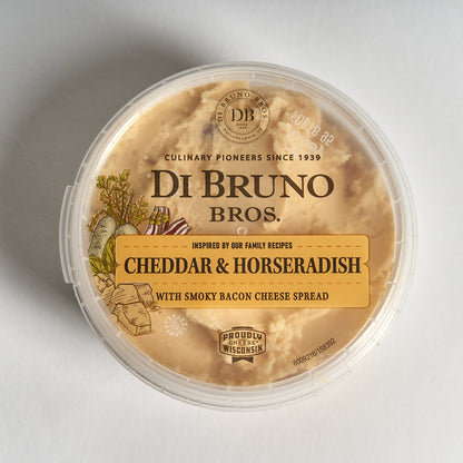 Cheddar &amp; Horseradish with Smoky Bacon Cheese Spread by Di Bruno Bros.