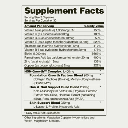 Hair, Skin &amp; Nails by Snap Supplements