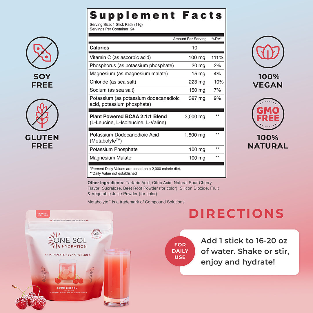 Hydration by ONE SOL™ | Natural Plant Based Supplements