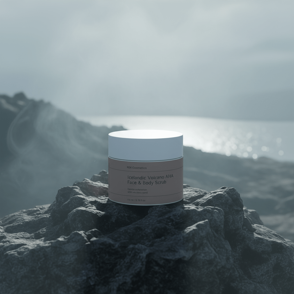 Icelandic Volcano AHA Face &amp; Body Scrub by REK Cosmetics