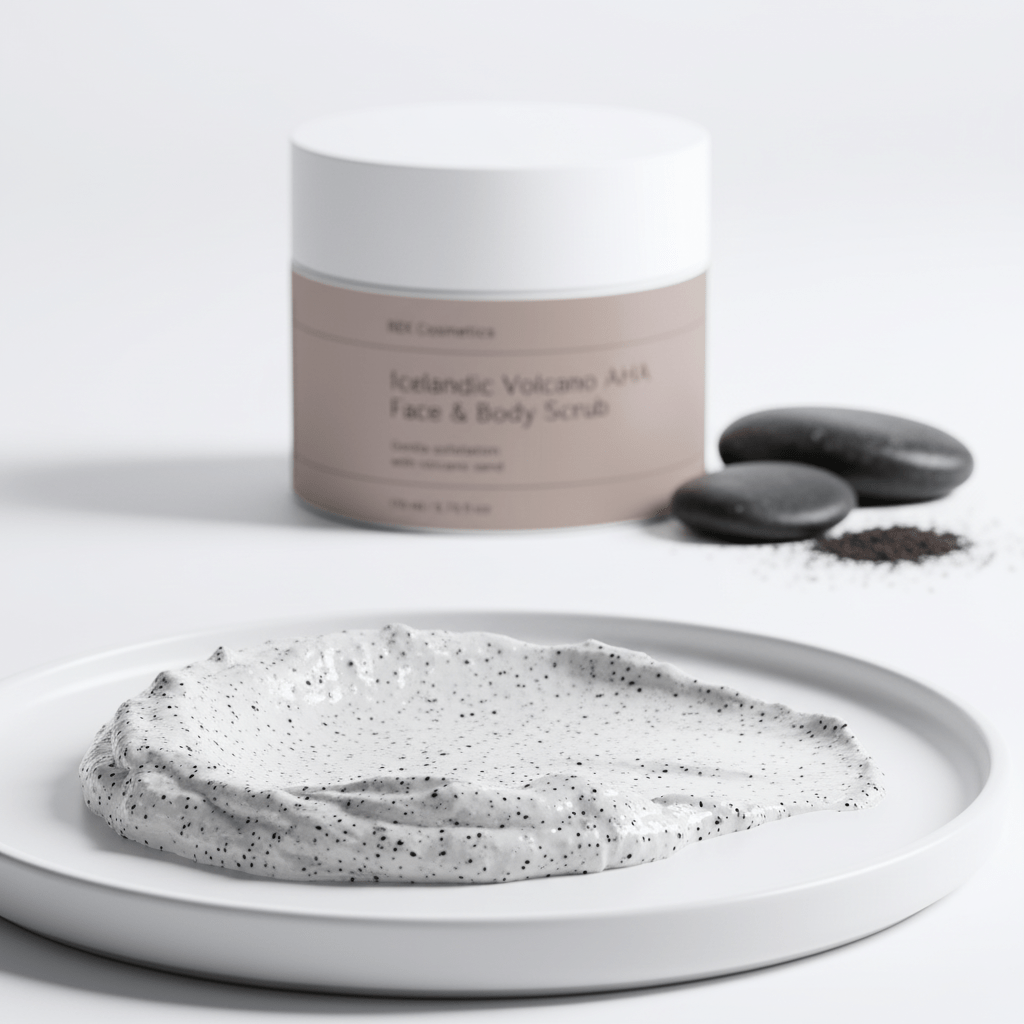 Icelandic Volcano AHA Face &amp; Body Scrub by REK Cosmetics
