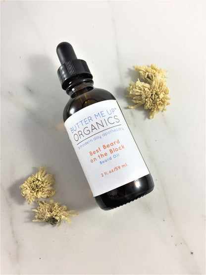 Best Beard On The Block Organic Beard Oil by Butter Me Up Organics