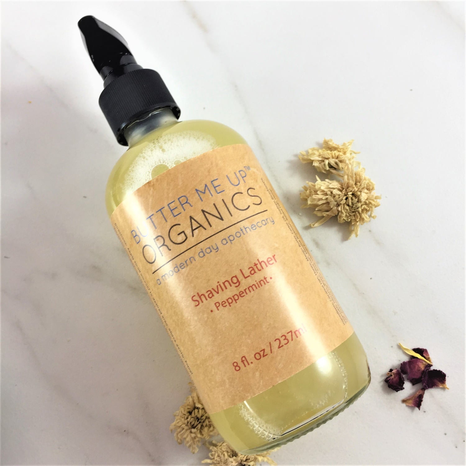 Natural Shaving Lather / Shaving Cream / Organic Shaving by Butter Me Up Organics