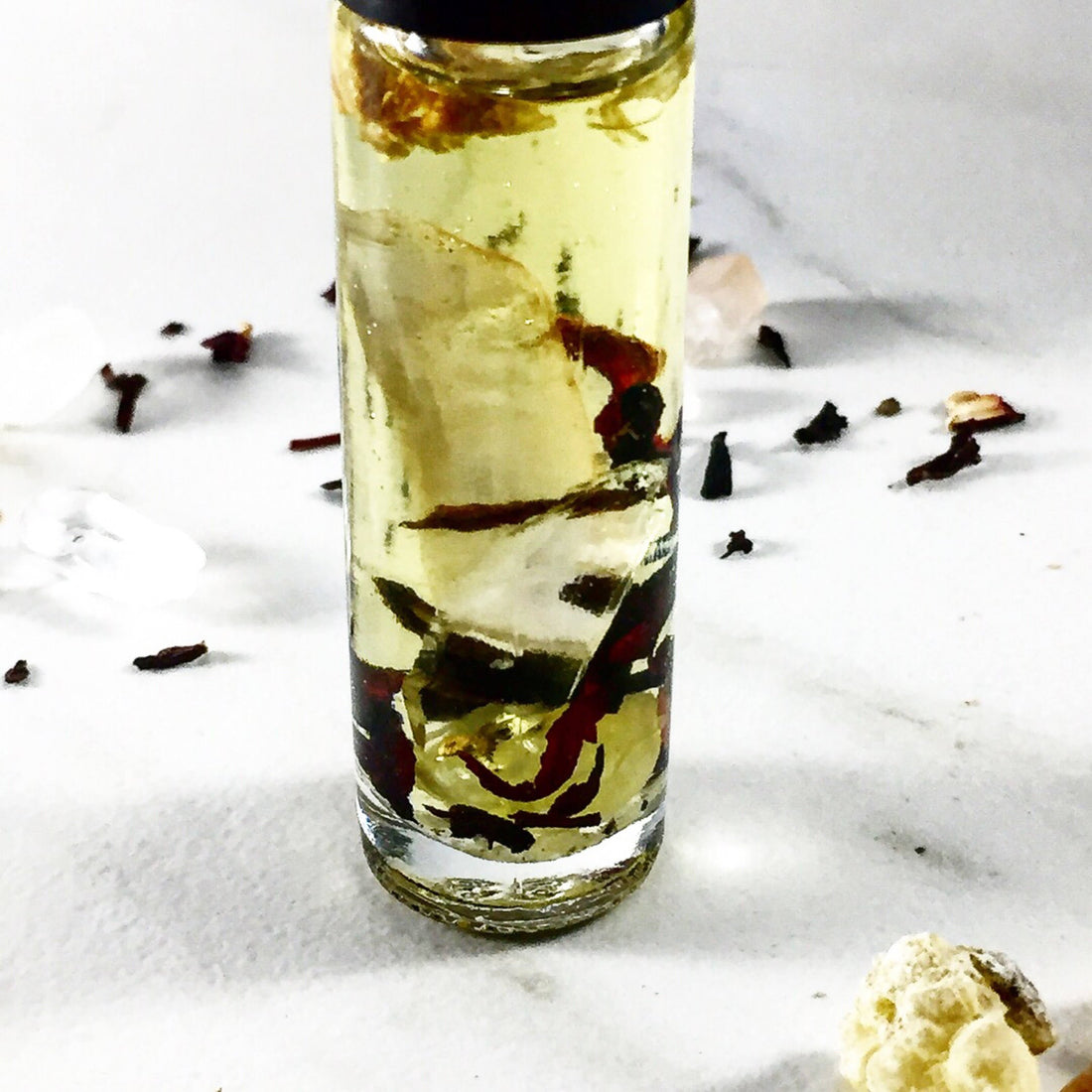 Essential Oil Blend with Crystals Frankincense and Palo Santo / Spirit Oil / Magic Oil Blend / Organic Meditation Blend / Spiritual Oil by Butter Me Up Organics