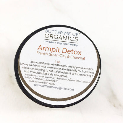 Arm Pit Detox / Armpit Detox / Arm Pitt Detox / Natural Deodorant Transition by Butter Me Up Organics