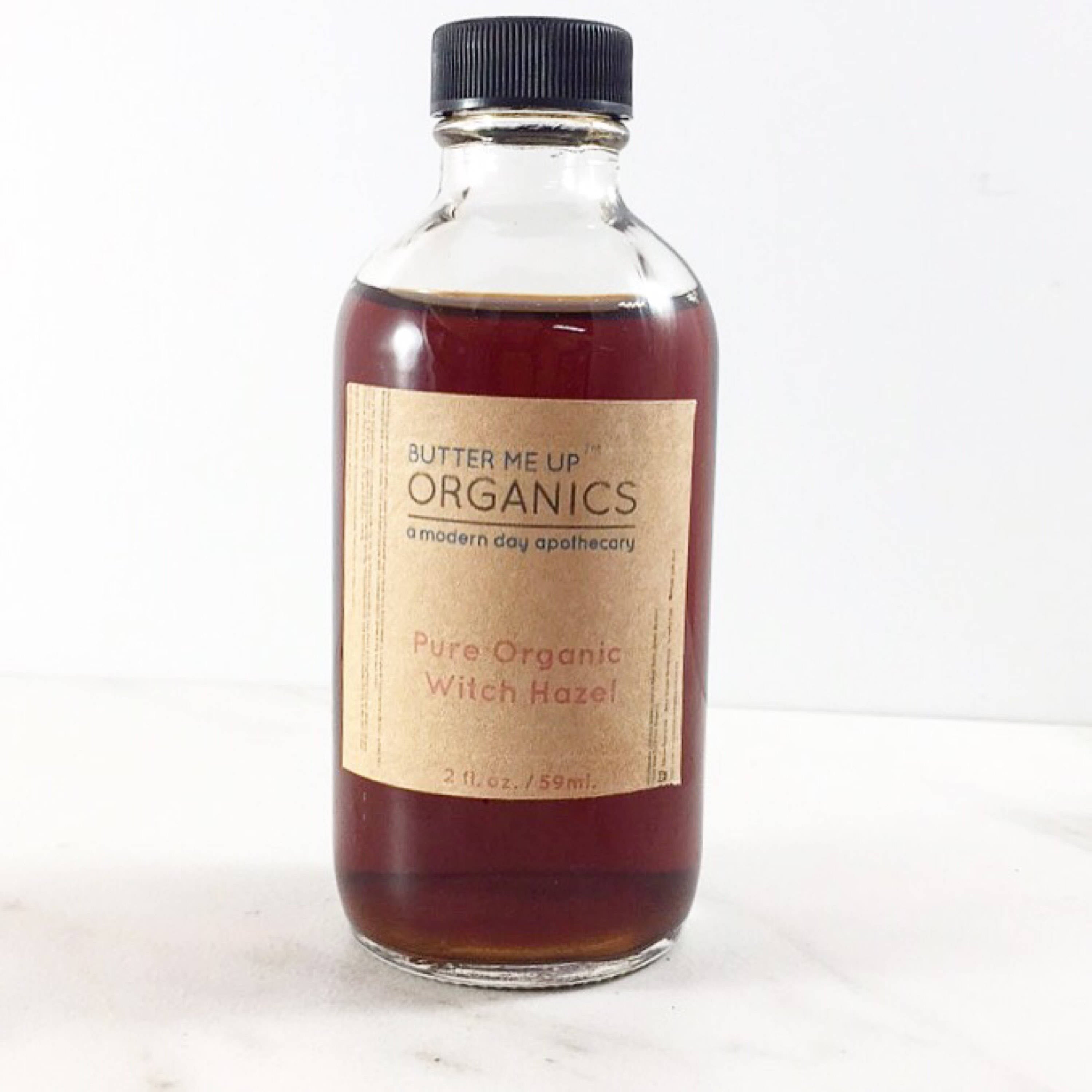Organic Witch Hazel / Organic Facial Toner / Blemishes / Acne / Neutralizer by Butter Me Up Organics