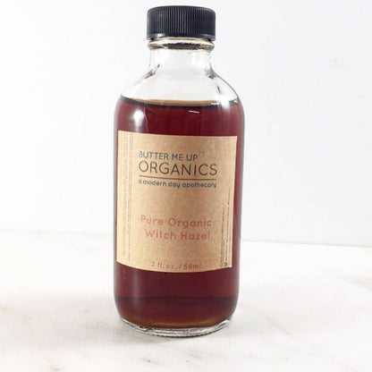 Organic Witch Hazel / Organic Facial Toner / Blemishes / Acne / Neutralizer by Butter Me Up Organics