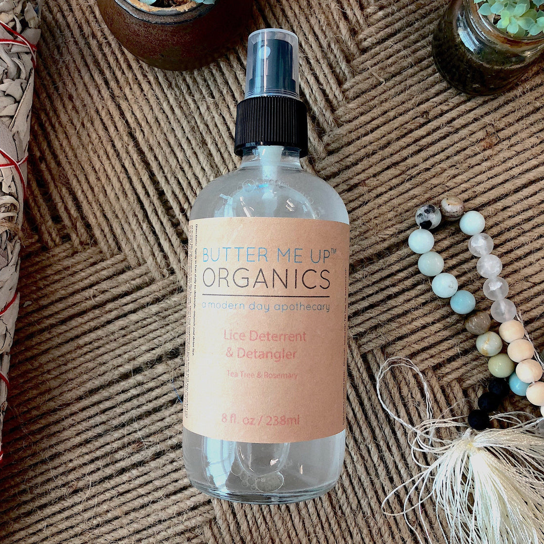 Lice Deterrent / Organic Detangler / Organic Lice Prevention by Butter Me Up Organics