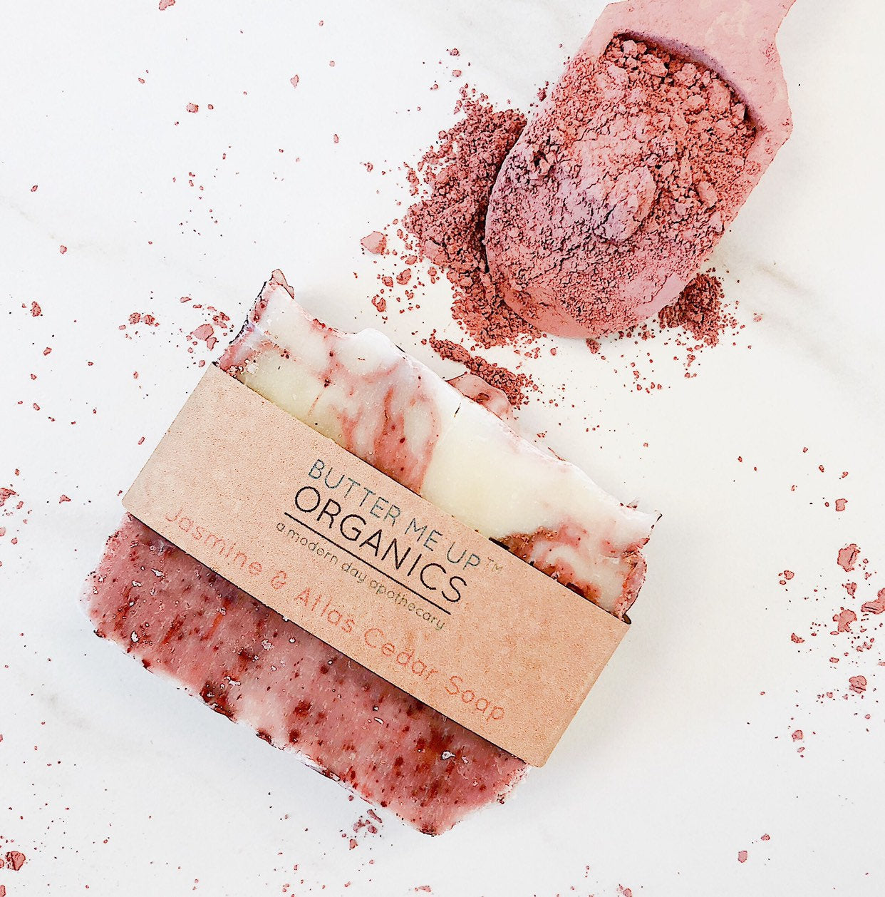 Jasmine, Atlas Cedar, &amp; Pine Organic Soap Essential Oils by Butter Me Up Organics