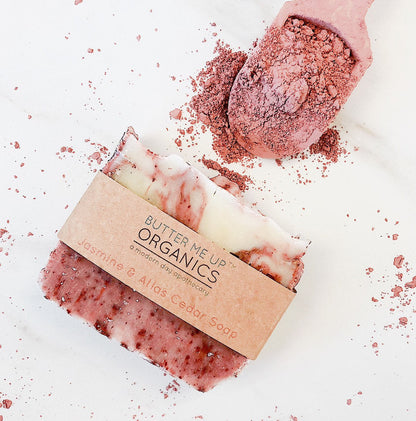 Jasmine, Atlas Cedar, &amp; Pine Organic Soap Essential Oils by Butter Me Up Organics