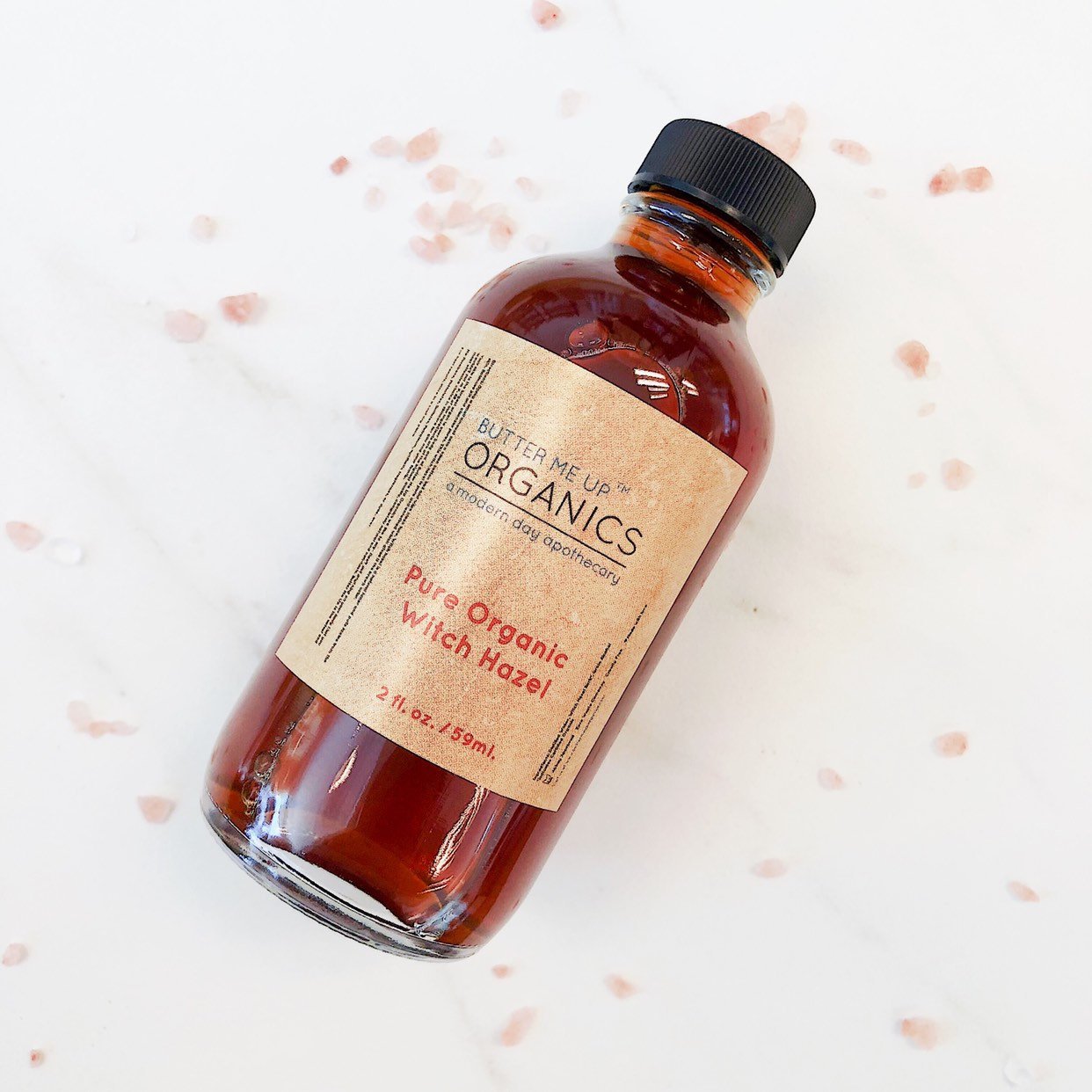 Organic Witch Hazel / Organic Facial Toner / Blemishes / Acne / Neutralizer by Butter Me Up Organics