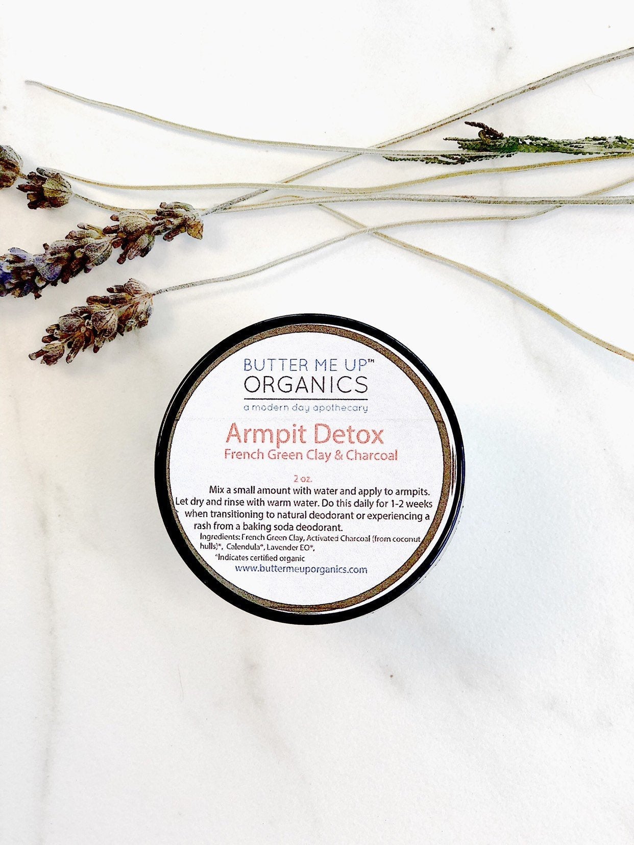 Arm Pit Detox / Armpit Detox / Arm Pitt Detox / Natural Deodorant Transition by Butter Me Up Organics