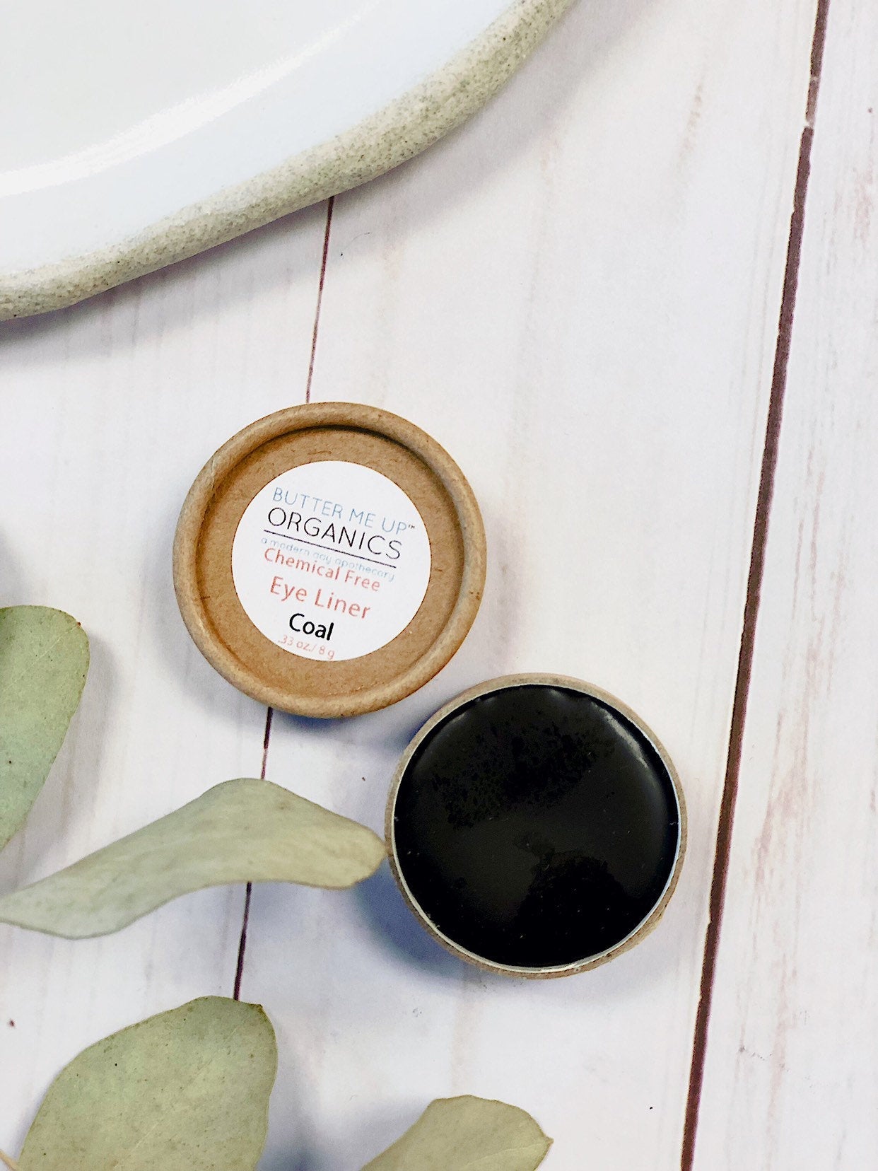 Organic Eyeliner / Organic Eye Makeup / Eye Coal / Butter Me Up Organics by Butter Me Up Organics