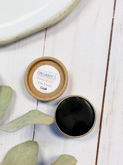 Organic Eyeliner / Organic Eye Makeup / Eye Coal / Butter Me Up Organics by Butter Me Up Organics