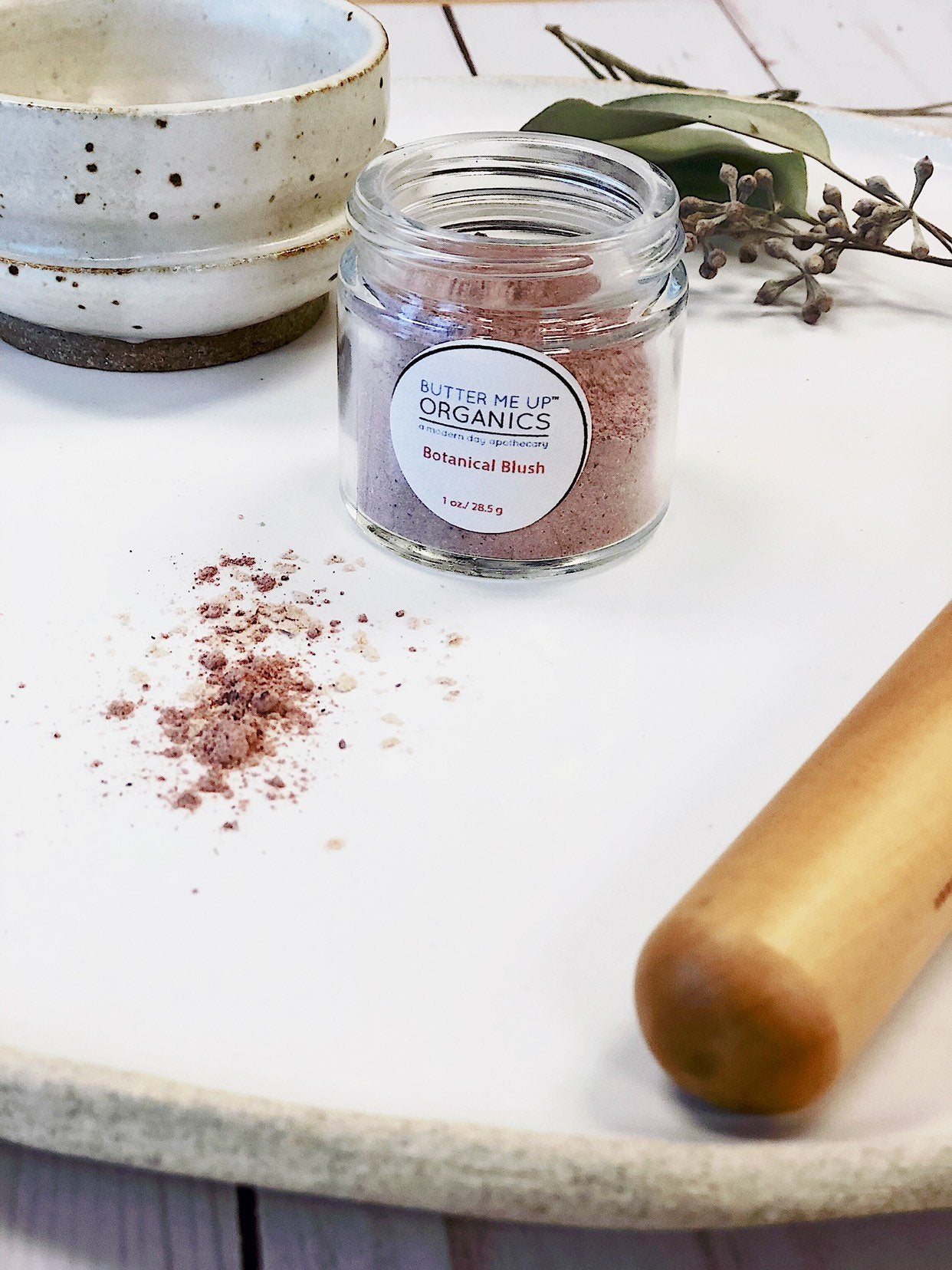 Organic Botanical Blush / Natural Blush / Titanium Dioxide FREE / Chemical Free / Butter Me Up Organics by Butter Me Up Organics