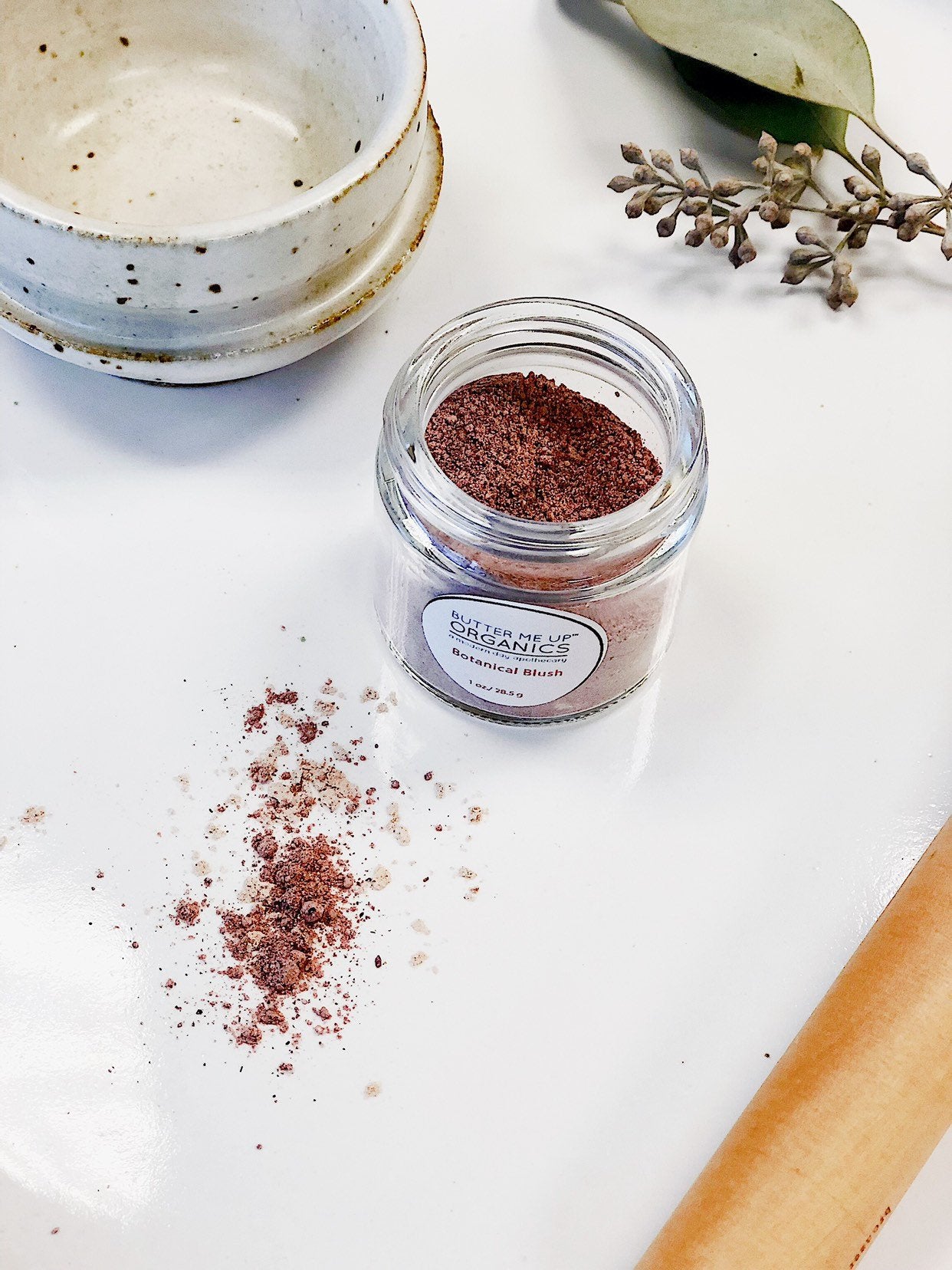 Organic Botanical Blush / Natural Blush / Titanium Dioxide FREE / Chemical Free / Butter Me Up Organics by Butter Me Up Organics