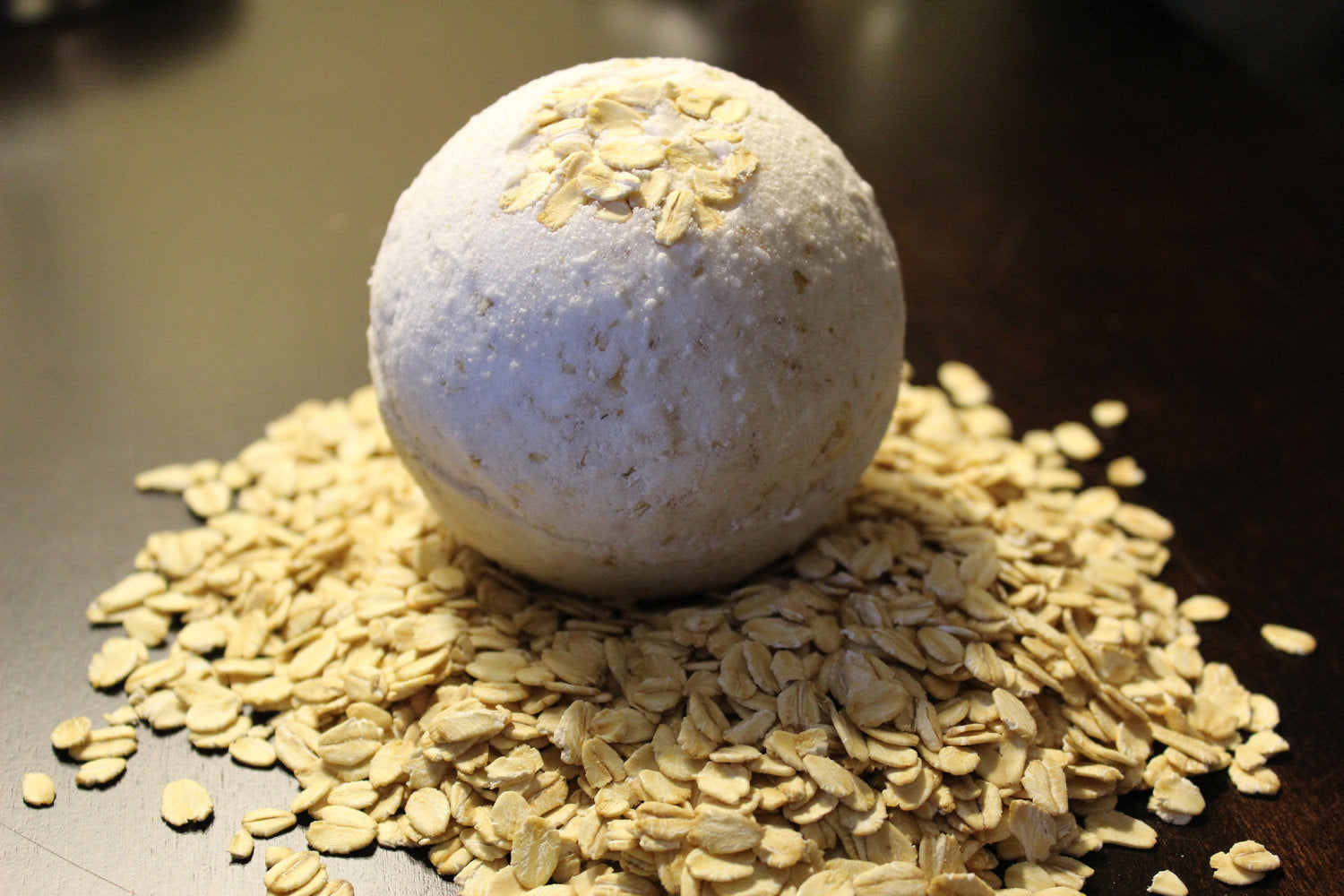 Organic Bath Bomb / Oat N Honey Extra Large Bath Fizz by Butter Me Up Organics