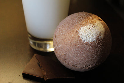 Chocolate Milk Bath Bomb with Toy by Butter Me Up Organics