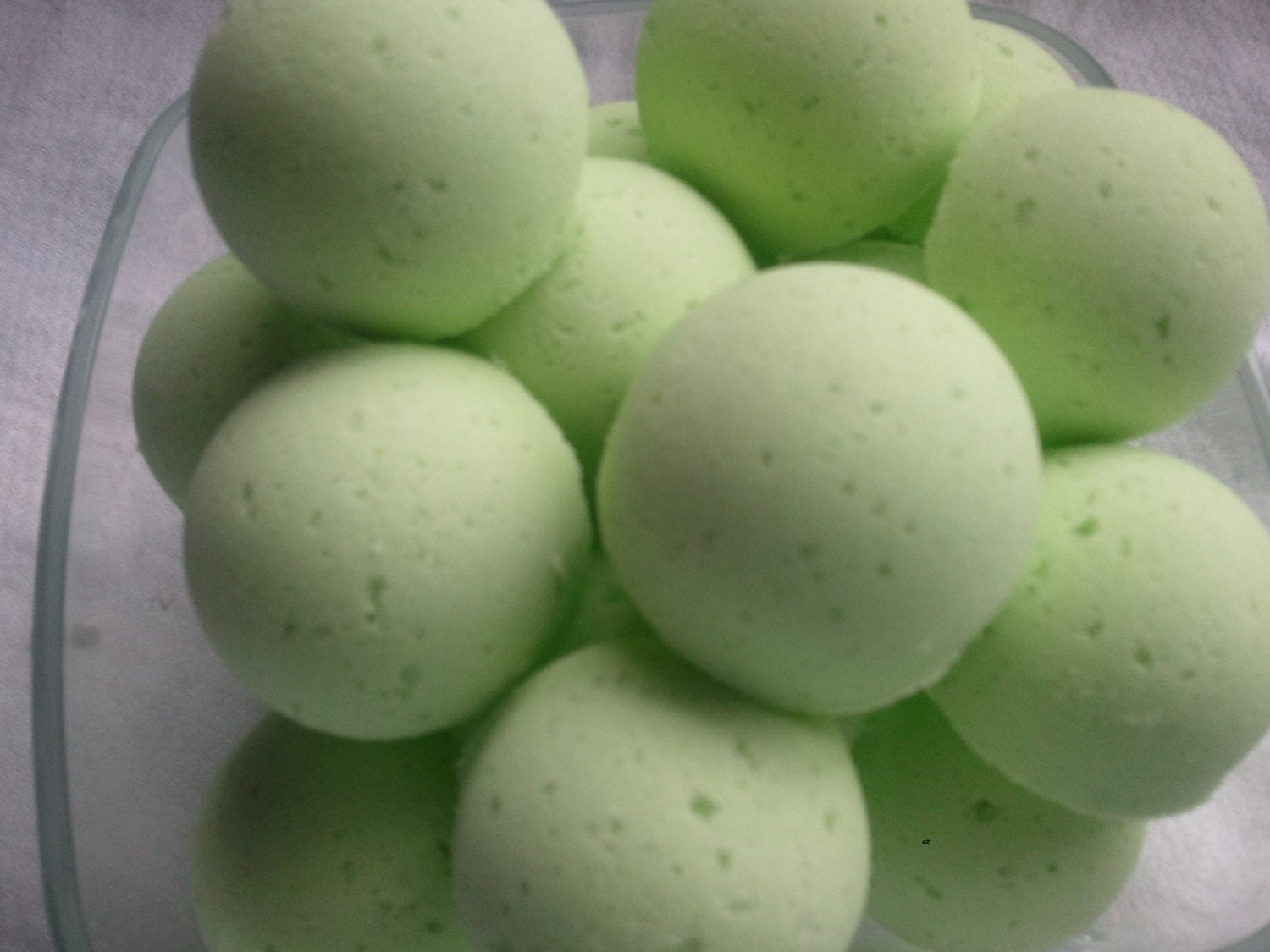 14 bath bombs (select from over 100 fragrances) our Little Bag of Balls (Fragrances E thru L) - great for dry skin by Spa Pure