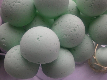 14 bath bombs (select from over 100 fragrances) our Little Bag of Balls (Fragrances E thru L) - great for dry skin by Spa Pure