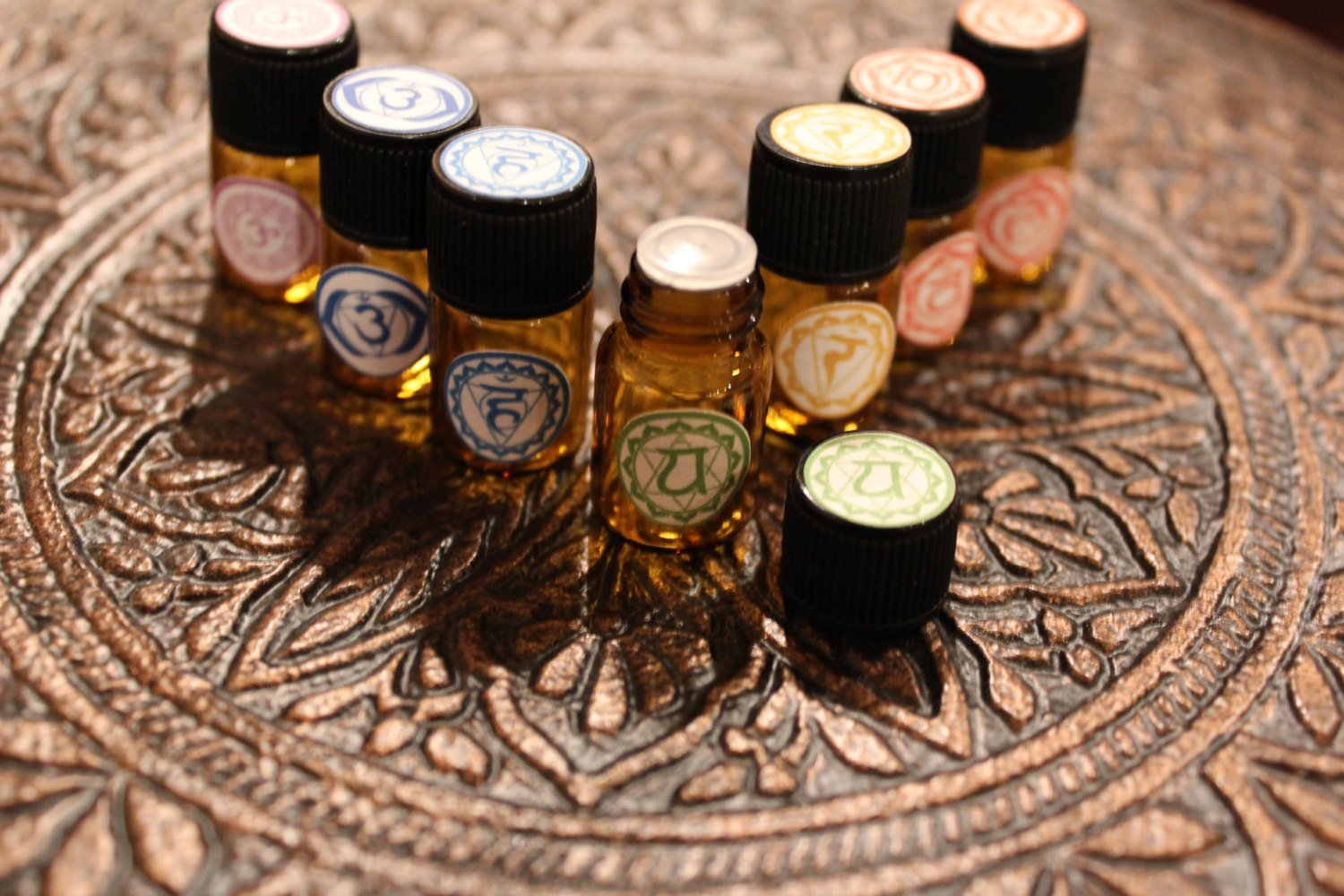 Chakra Balancing Set / Organic Essential Oils/ Organic Chakra Set/ Root Chakra/ Base Chakra / Third Eye / Throat Chakra/ Chakras/ Crown by Butter Me Up Organics