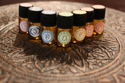 Chakra Balancing Set / Organic Essential Oils/ Organic Chakra Set/ Root Chakra/ Base Chakra / Third Eye / Throat Chakra/ Chakras/ Crown by Butter Me Up Organics