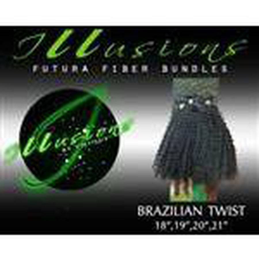 Illusions Collection Brazilian Twist Bundle with Closures (4 Pieces)