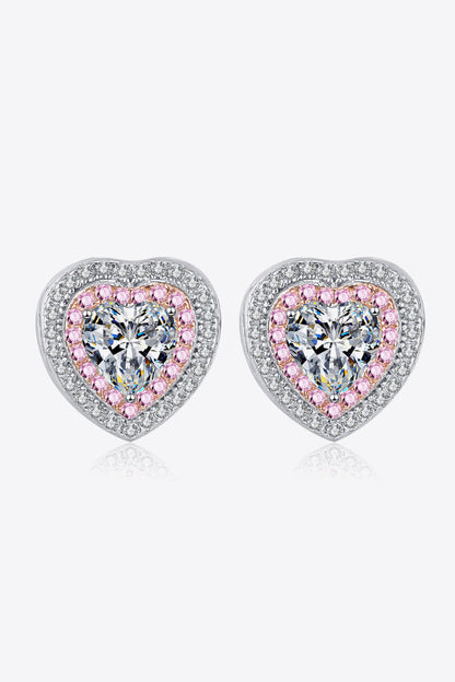 Sparkala™ Heart-Shaped Stud Earrings by Sparkala