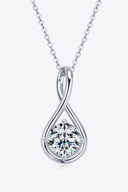 2 Carat Sparkala™ Platinum-Plated 925 Sterling Silver Necklace by Sparkala