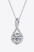 2 Carat Sparkala™ Platinum-Plated 925 Sterling Silver Necklace by Sparkala