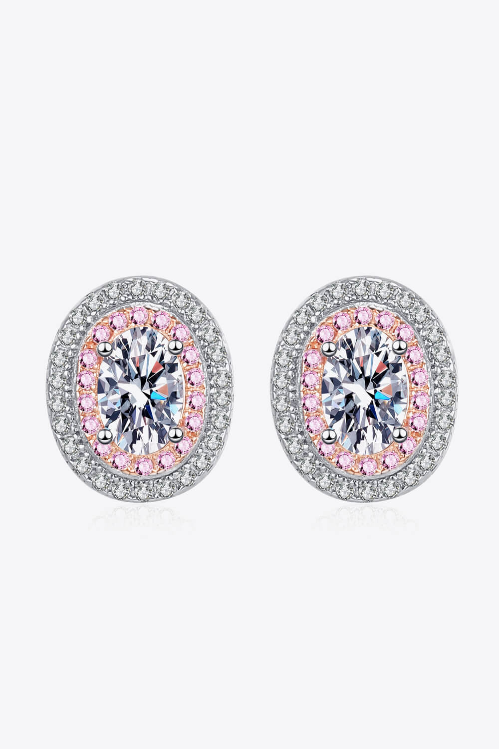 Platinum-Plated Sparkala™ Stud Earrings by Sparkala