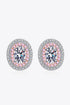 Platinum-Plated Sparkala™ Stud Earrings by Sparkala