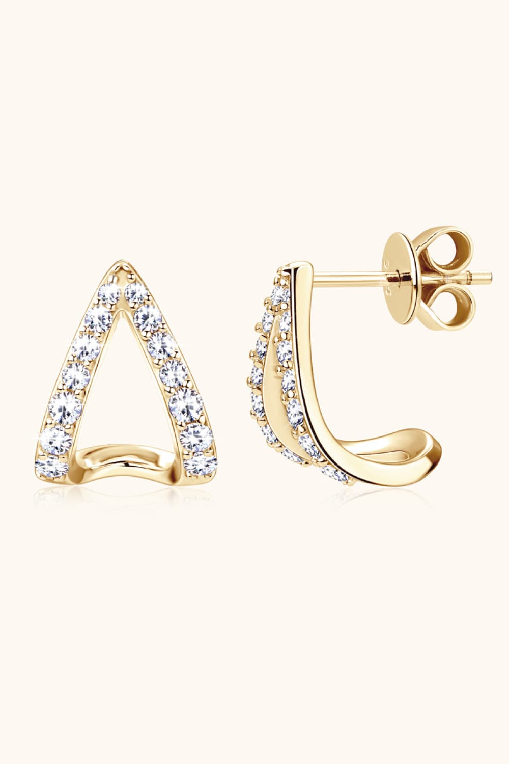 Sparkala™ Minimalist Platinum-Plated 925 Sterling Silver Earrings by Sparkala
