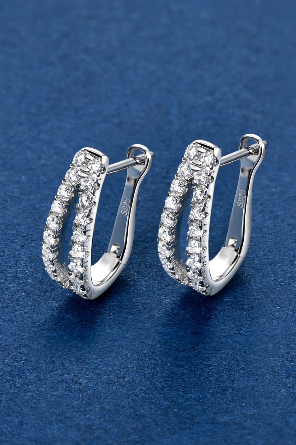 Sparkala™ Platinum-Plated 925 Sterling Silver Earrings by Sparkala