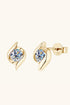 1 Carat Sparkala™ Platinum-Plated 925 Sterling Silver Stud Earrings by Sparkala