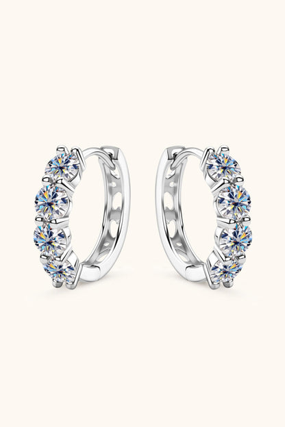 2.4 Carat Sparkala™ Huggie Earrings by Sparkala