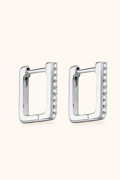 Sparkala™ Geometric Platinum-Plated 925 Sterling Silver Earrings by Sparkala
