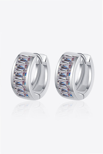 1.8 Carat Sparkala™ 925 Sterling Silver Huggie Earrings by Sparkala
