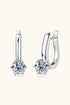 2 Carat Sparkala™ Platinum-Plated 925 Sterling Silver Earrings by Sparkala