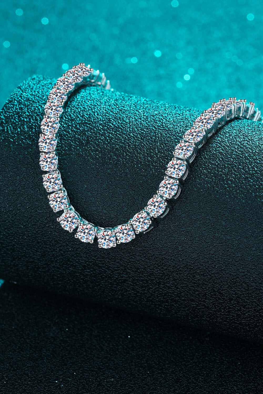 31 Carat Sparkala™ Tennis Necklace (Rhodium Over Pure Sterling Silver) by Sparkala